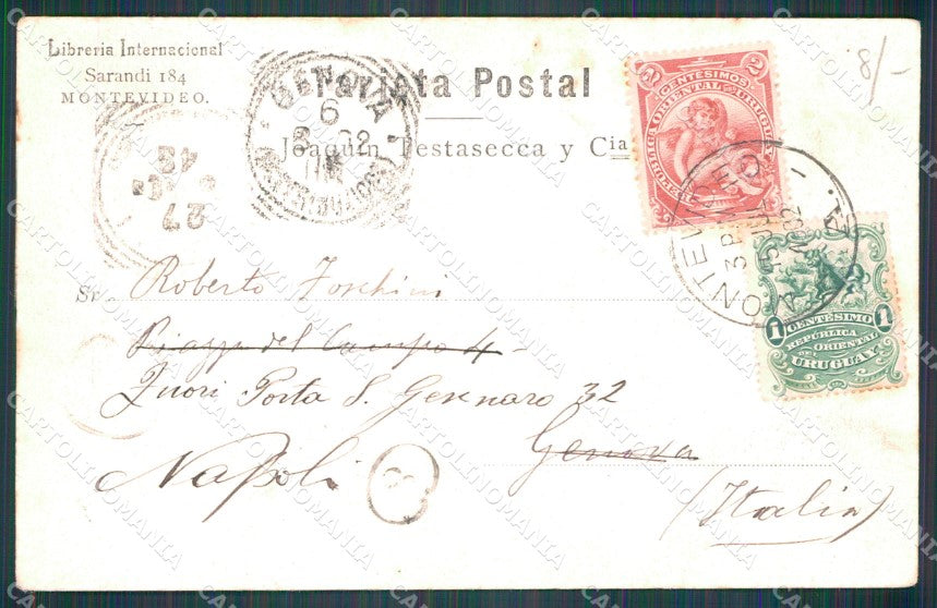 Uruguay Montevideo Plaza Independencia postcard XP0919 – retro