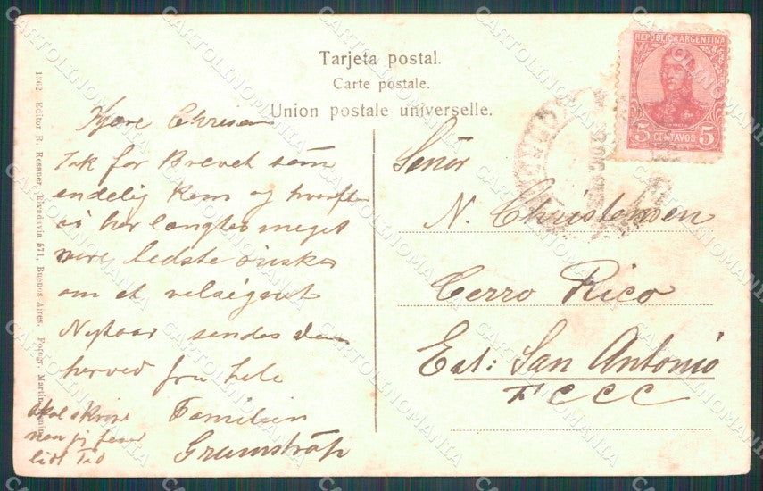Argentina Sierra de Cordoba Rio Mina Clavero postcard XP0930 – retro