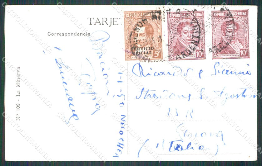 Argentina Necochea Playa postcard XP0935 – retro
