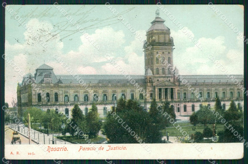 Argentina Rosario Palacio de Justicia postcard XP0936 – fronte