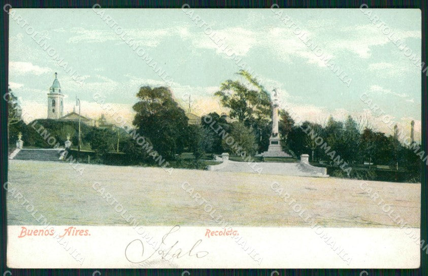 Argentina Buenos Aires Recoleta postcard XP0937 – fronte