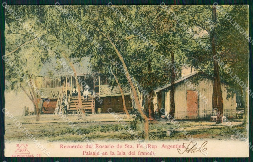Argentina Rosario de Santa Fe Paisaje en la Isla del Frances postcard XP0949 – fronte