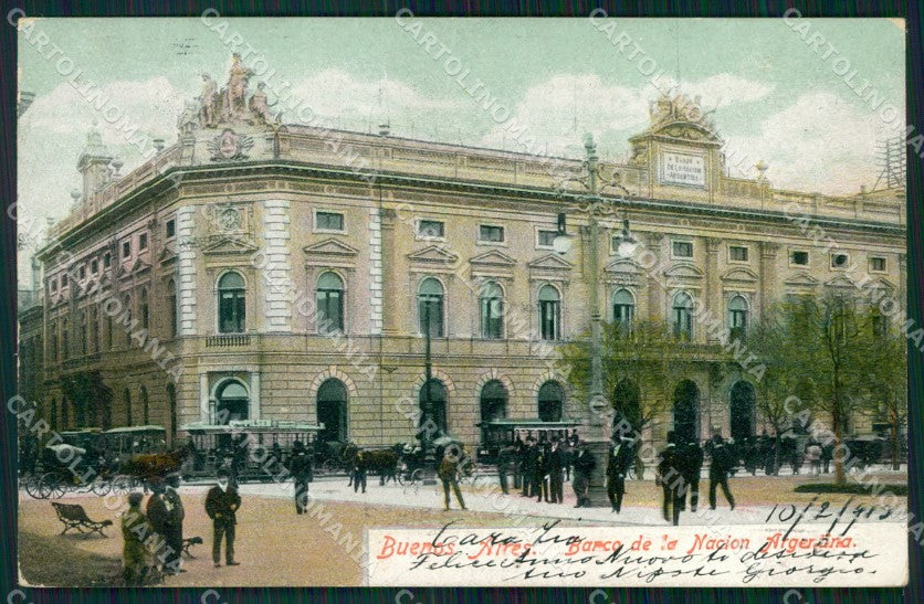 Argentina Buenos Aires Banco de la Nacion postcard XP0951 – fronte