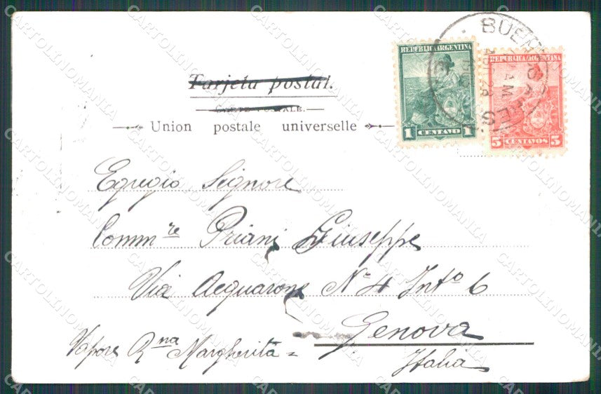 Argentina Buenos Aires Iglesia San Bernardo postcard XP0956 – retro