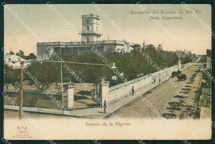 Argentina Rosario de Santa Fe Palacio de la Higiene postcard XP0959 – fronte