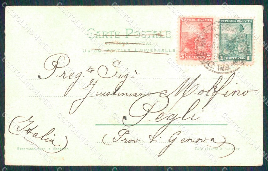 Argentina Buenos Aires Estacion del Ferro Carril del Sud postcard XP0981 – retro