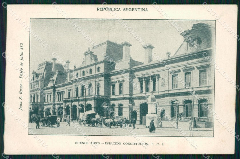 Argentina Buenos Aires Estacion Constitucion postcard XP0982 – fronte