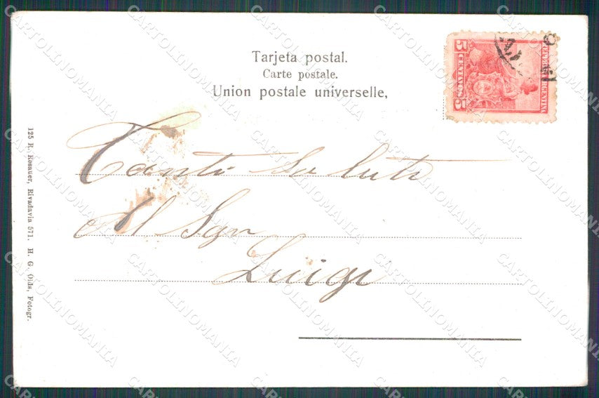 Argentina Buenos Aires Estacion del Ferro Carril del Sud postcard XP0984 – retro
