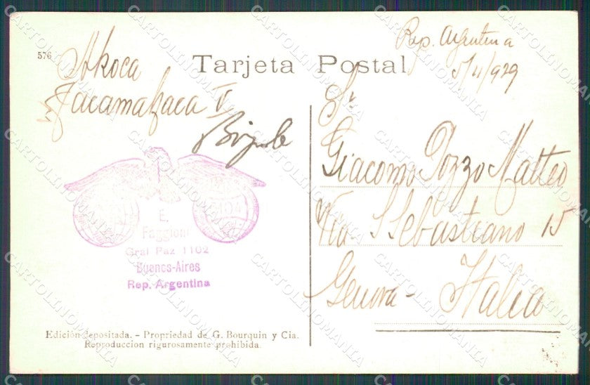 Argentina Buenos Aires Estacion RPPC postcard XP0988 – retro