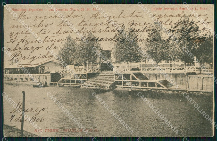 Argentina Buenos Aires Las Conchas postcard XP1005 – fronte