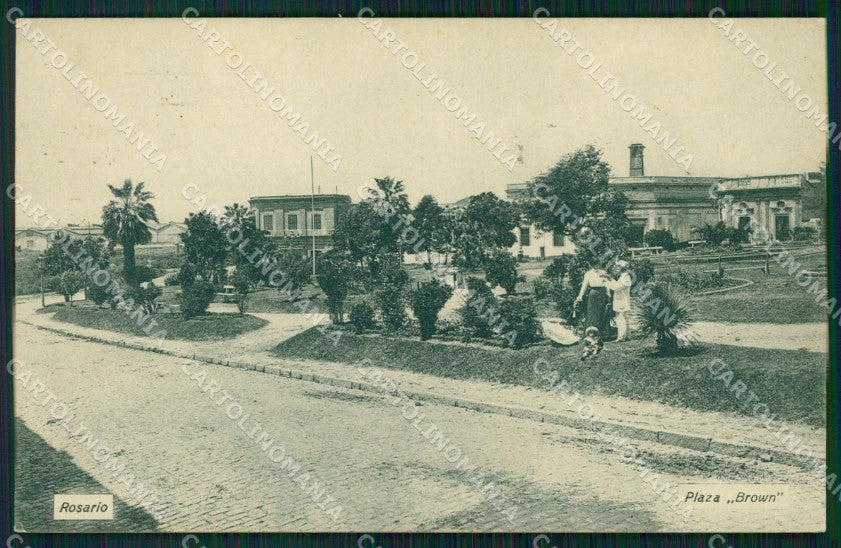 Argentina Rosario Plaza Brown postcard XP1019 – fronte