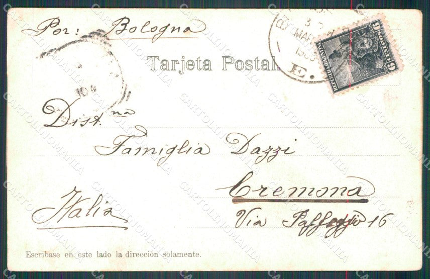 Argentina Buenos Aires Monumento Mazzini postcard XP1020 – retro