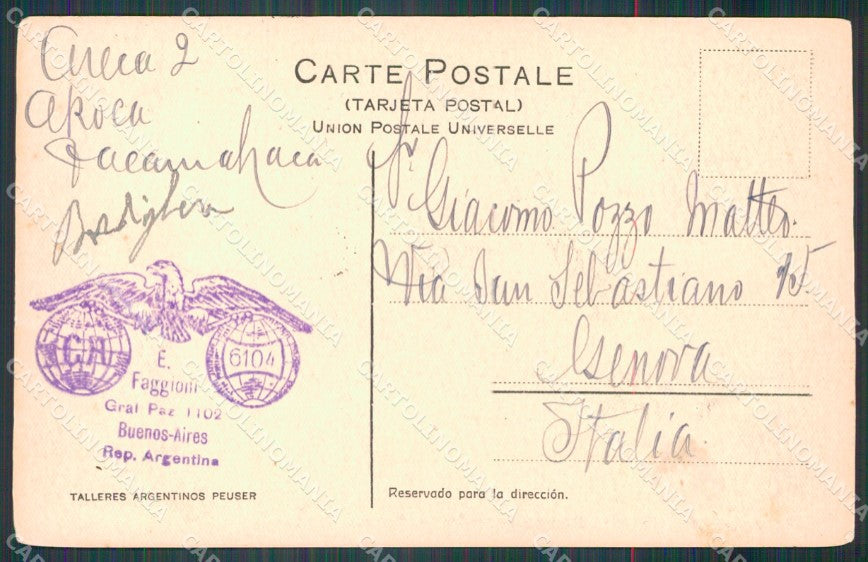 Argentina Buenos Aires Parque Saavedra Wind Mil postcard XP1022 – retro