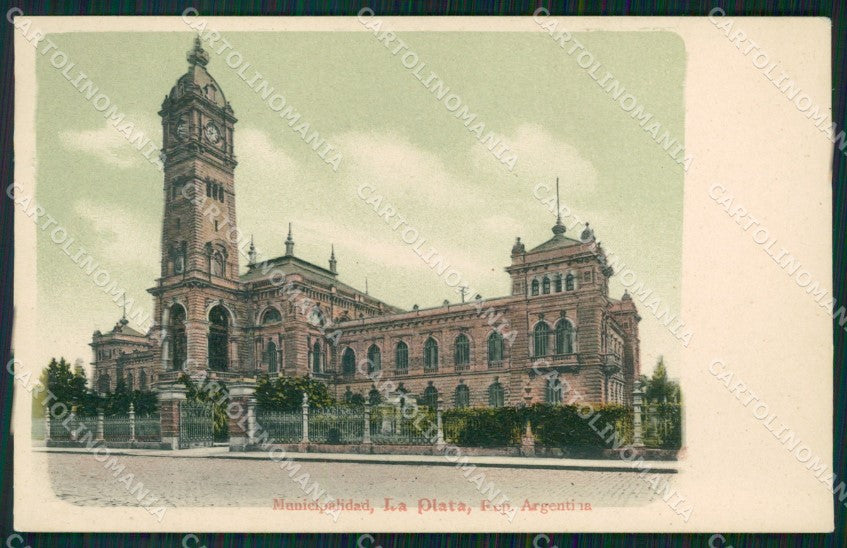Argentina La Plata Municipalidad postcard XP1027 – fronte