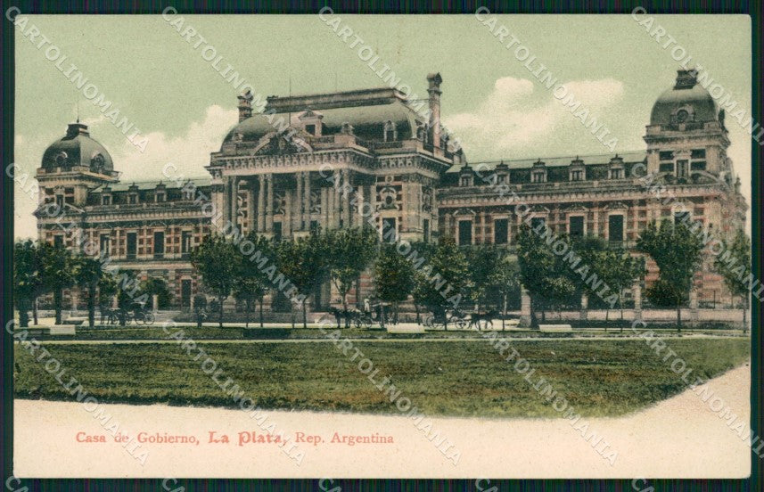 Argentina La Plata Casa de Gobierno postcard XP1028 – fronte