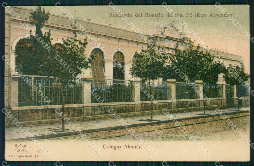 Argentina Rosario Colegio Aleman postcard XP1037 – fronte