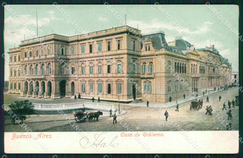 Argentina Buenos Aires Casa de Gobierno postcard XP1039 – fronte