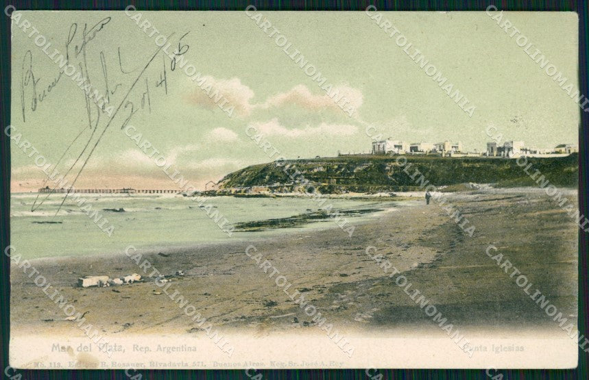 Argentina Mar del Plata Punta Iglesias postcard XP1047 – fronte