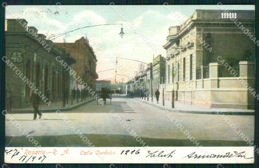 Argentina Rosario Calle Cordoba postcard XP1053 – fronte