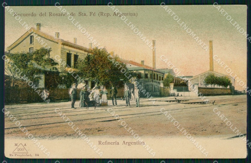 Argentina Rosario Refineria Argentina postcard XP1066 – fronte