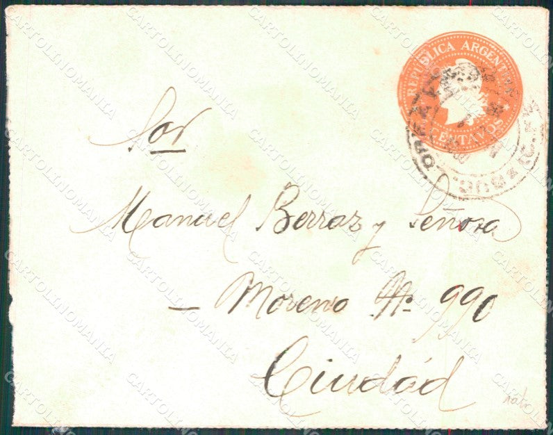 Argentina Buenos Aires ? Feliz Ano Nuevo postcard XP1076 – retro