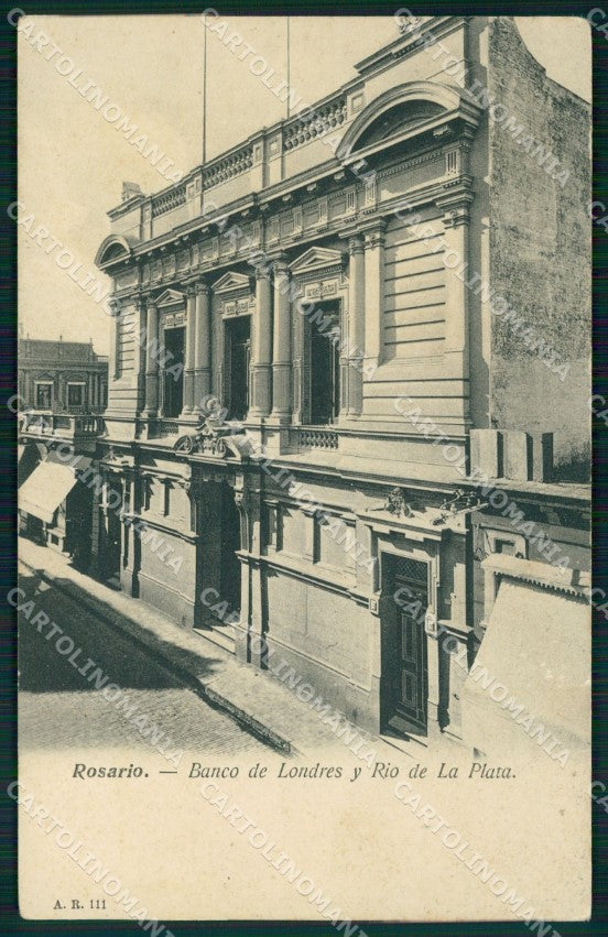 Argentina Rosario Banco de Londres postcard XP1089 – fronte