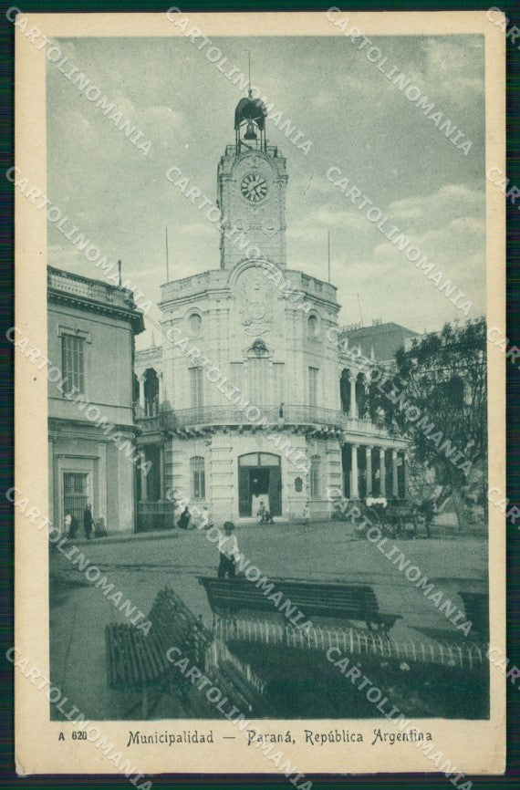 Argentina Parana Municipalidad postcard XP1091 – fronte