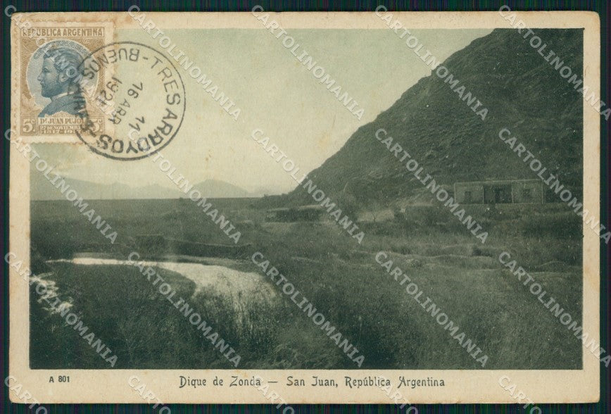 Argentina San Juan Dique de Zonda postcard XP1092 – fronte
