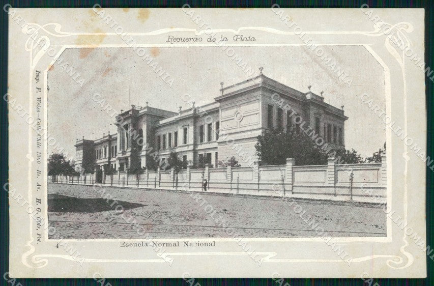 Argentina La Plata Escuela Normal Nacional postcard XP1099 – fronte