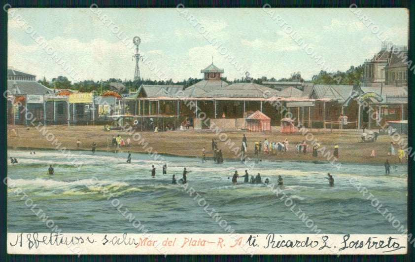 Argentina Mar del Plata postcard XP1104 – fronte