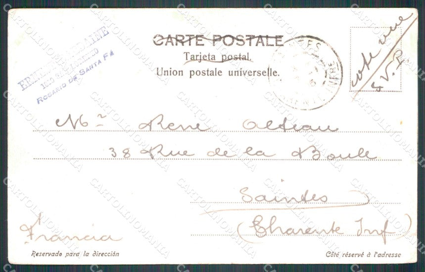Argentina Rosario Plaza 25 de Mayo UNGLUED postcard XP1107 – retro