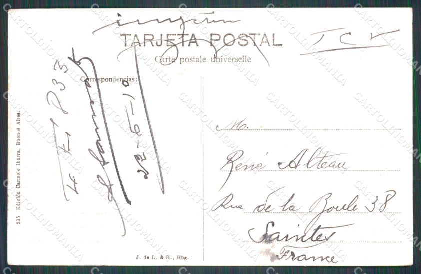 Argentina Cataratas del Iguazu postcard XP1110 – retro