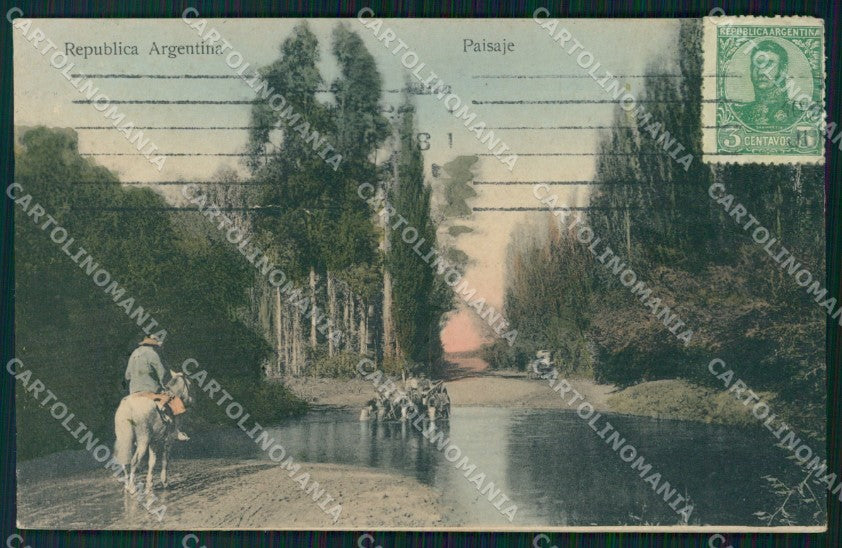 Argentina Buenos Aires ? Paisaje UNGLUED postcard XP1116 – fronte