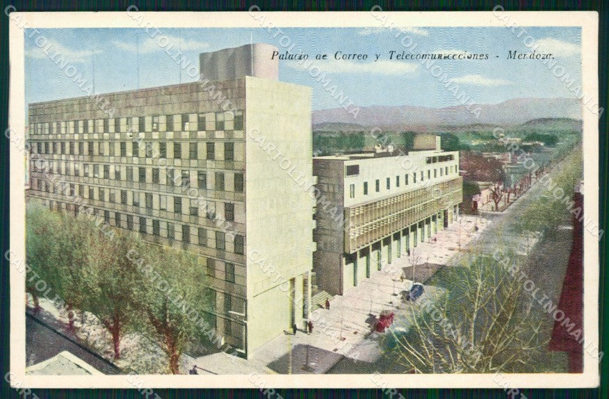 Argentina Mendoza Palacio de Correo postcard XP1117 – fronte