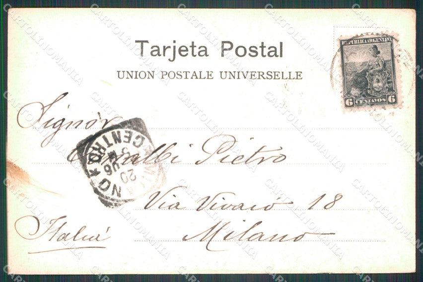 Argentina Mendoza Plaza de Cobos postcard XP1125 – retro