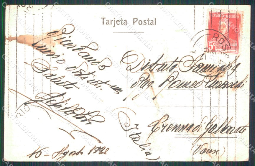 Argentina Rosario Boulevard Orono postcard XP1127 – retro