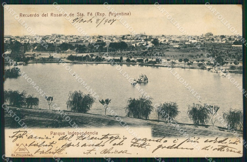 Argentina Rosario Parque Independencia postcard XP1128 – fronte