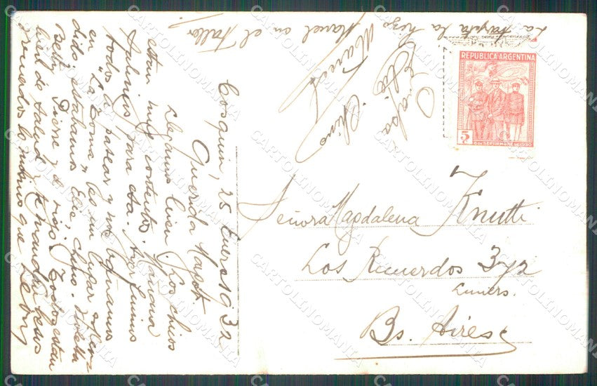 Argentina Sierras de Cordoba Santa Maria Puente Sanatorio RPPC postcard XP1134 – retro