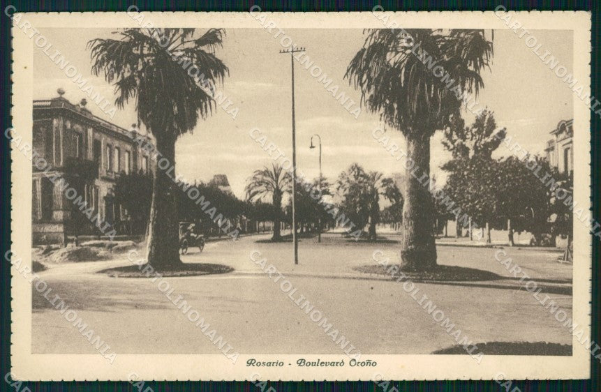 Argentina Rosario Boulevard Orono postcard XP1140 – fronte