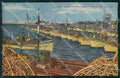 Argentina Mar del Plata Darsena de Pescadores postcard XP1145 – fronte