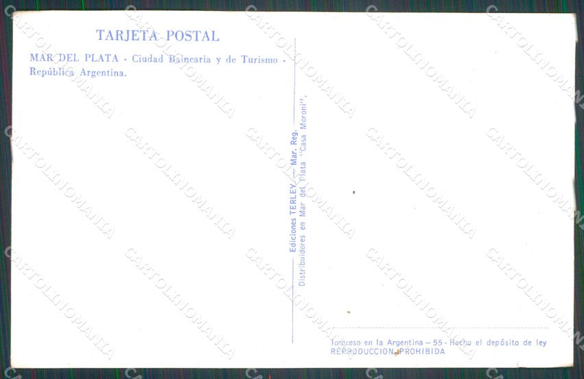 Argentina Mar del Plata Darsena de Pescadores postcard XP1145 – retro