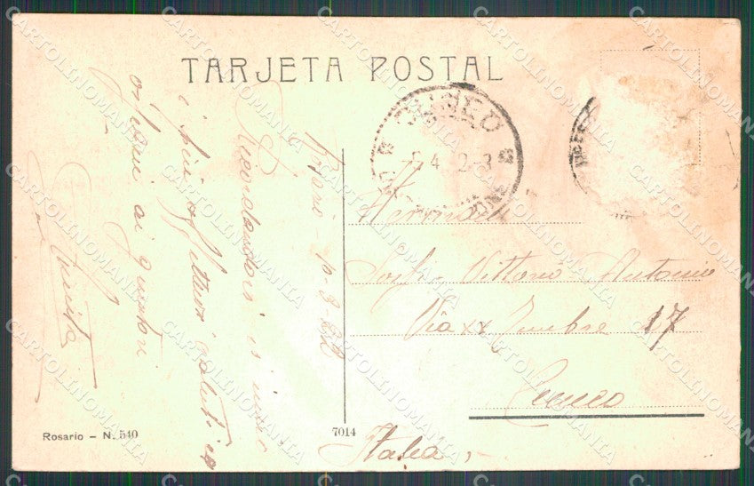 Argentina Rosario Plaza Sarmiento postcard XP1147 – retro