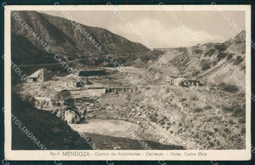 Argentina Mendoza Camino de Automoviles Cacheuta postcard XP1149 – fronte