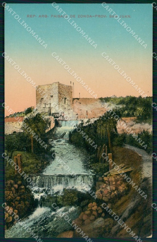 Argentina Zonda San Juan Paisaje postcard XP1150 – fronte
