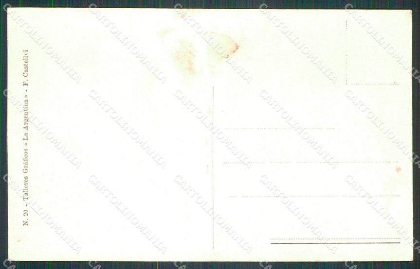Argentina Santa Fe Rosedal postcard XP1153 – retro
