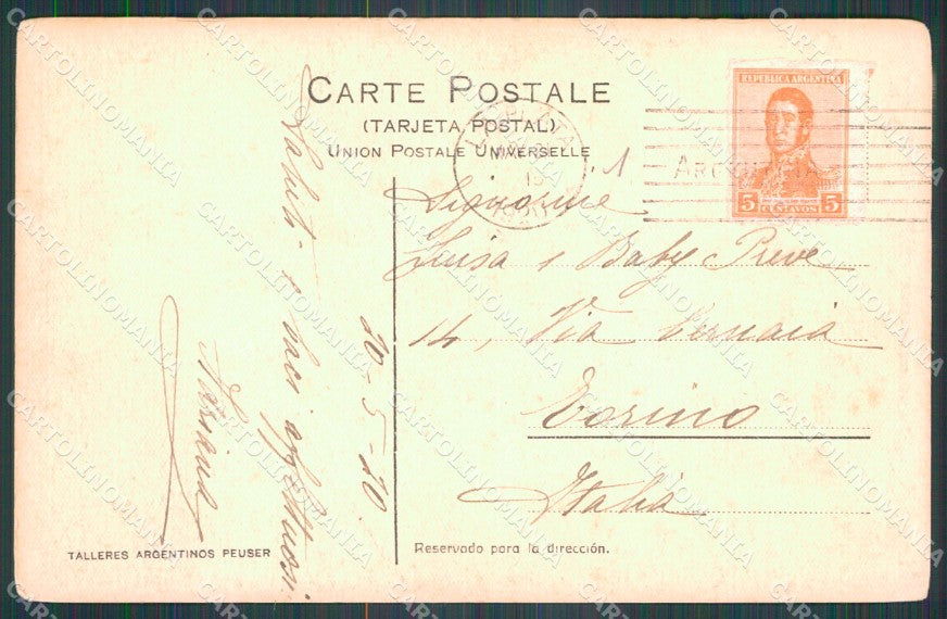 Argentina La Plata Universidad Nacional postcard XP1159 – retro