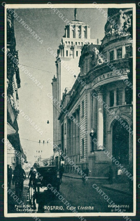 Argentina Rosario Calle Cordoba postcard XP1160 – fronte