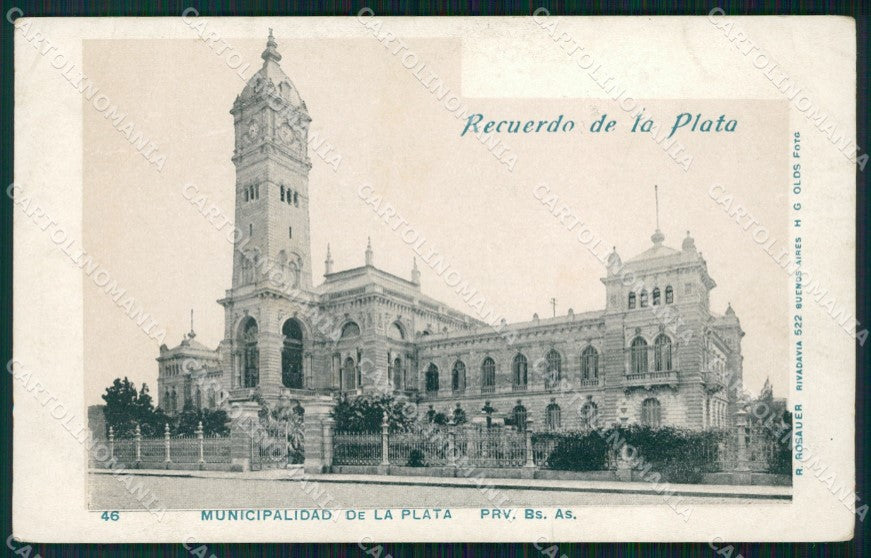 Argentina La Plata Municipalidad postcard XP1163 – fronte