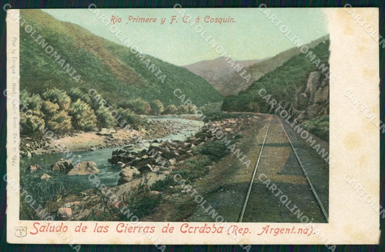 Argentina Sierras de Cordoba Rio Primero postcard XP1171 – fronte