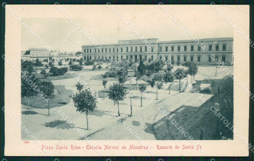 Argentina Rosario Plaza Santa Rosa postcard XP1172 – fronte